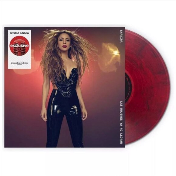 Shakira Las Mujeres Ya No Lloran Limited Edition Red Vinyl Target Exclusive - Picture 1 of 2